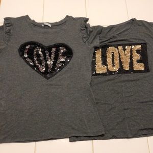 2 LOVE T-shirts